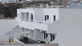 View from hotel window, Perisa. Santorini 