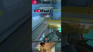 close 1v2 from AZUWU #cs2 #csgo