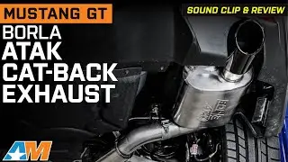 2024-2025 Mustang GT Borla ATAK Cat-Back Exhaust Review & Sound Clip