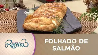 Sugestão de receita fácil, mas digna de restaurante: Folhado de Salmão