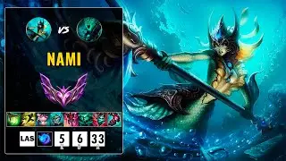 Nami vs Thresh: 🌊 LA MEJOR NAMI DEL MUNDO ROMPE UNA PARTIDA 50/50 (MVP ABSOLUTO) | 25.24