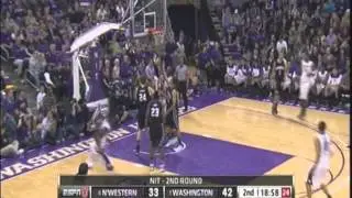 (3-16-12) NIT: Washington Huskies vs. Northwestern Wildcats