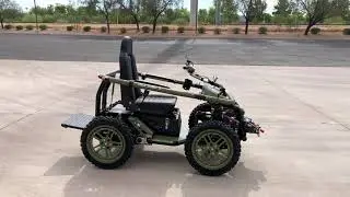 TerrainHopper USA - Custom Army Green Handlebar Steering