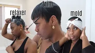 don't try this at home, relaxer fail!| Relaxer, mold & trim