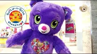STUFFING Shopkins Bear at Build-A-Bear Store! With Cupcake Queen BuildaBear Store Shopping Mall