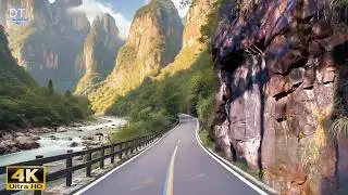 Wuyishan Scenic Route 4K HDR | Fairy-tale Canyon Drive | Fujian, China
