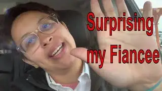 Surprising my Fiancee **CUTE REACTION**