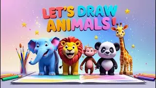 &ldquo;Let&rsquo;s Draw Cute Animals! 🐘 Speed Paint for Kids&rdquo;