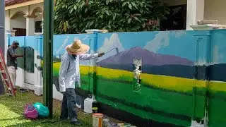 job lukis tembok,sapa nak boleh pm 0105399956 #habibjayachannel #habibviral #shortsvidiohabib