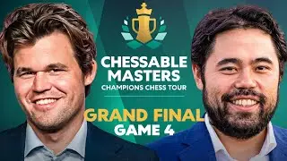 MAGNUS VS HIKARU GRAND FINAL GAME 4 || CHESSABLE MASTER || #chess