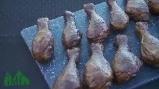Wood Pellet Grill Whiskey BBQ Chicken - Loot N' Booty with Green Mountain Grills