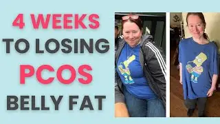 4 Weeks to Losing PCOS Belly Fat [STACK THESE HABITS!]
