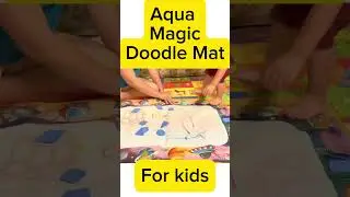Aqua magic doodle mat for kids #toddleractivities