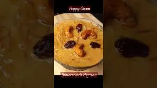 Butterscotch Semiya Payasam | Caramel Kheer | Onam Special Recipe #shorts