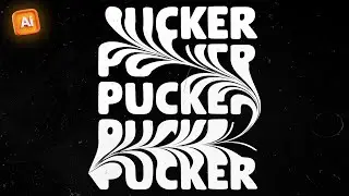 Text Effect in Adobe Illustrator / 1 minute tutorial