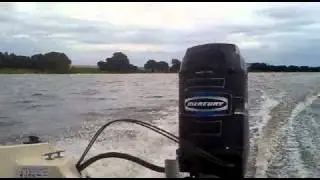 Tower of Power 115hp Mercury on Pride Cheetah 1/2 to WOT
