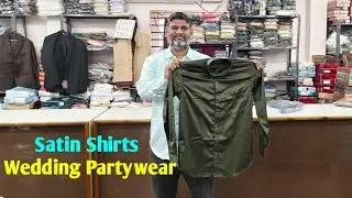 Wedding Collection Party wear Satin shirts