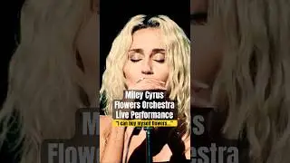 Miley Cyrus FLOWERS Live Orchestra Version 🎻 ТЕКСТ ПЕСНИ (Backyard Sessions, Endless Summer Vacat...
