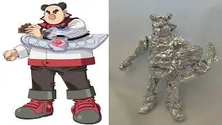 Chumley Huffington - Aluminum Foil Sculpture