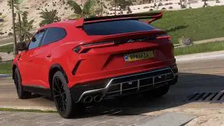 LAMBORGHINI URUS || FORZA HORIZON 5 || STEERING WHEEL GAMEPLAY