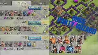 Hog and Party Wizard | TH8 Simple Attack | Clash of Clan