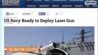 U.S. Navy Rolls Out Laser Cannon; Rail Gun Coming Soon