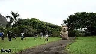 Walking Moai