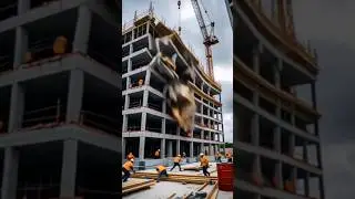 Building construction accident #shorts #building #construction #accident