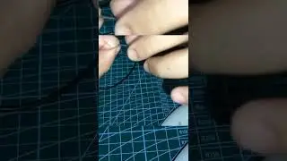 How to fix a broken ring/studio light wire#diy#ringlightrepair#brokenringlight#shorts#diyproject
