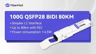100G QSFP28 BIDI 80KM Transceiver: Long Distance over Simplex Single Fiber | FiberMall