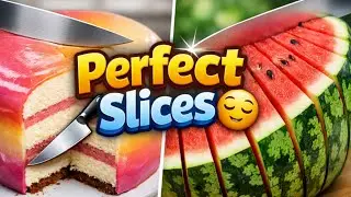 Perfect Fruit Slices 🍎🔪