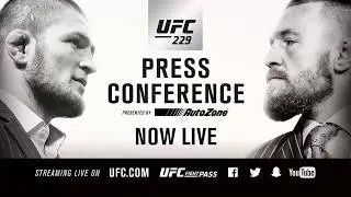 Conor McGregor Goes Berserk UFC 229 Presser