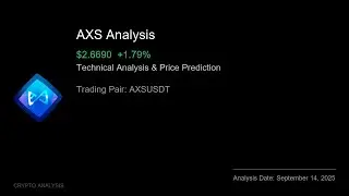 AXS (AXSUSDT) Technical Analysis - Price Prediction & Buy or Sell September 14, 2025