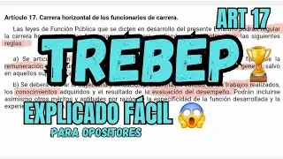 TREBEP - Carrera Horizontal - OPOSICIONES - ART 17