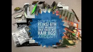 Northeast Bass Fishing - New baits!  Megabass, Reins, 6th Sense, True Bass, MTO Hair Jigs, Ardent