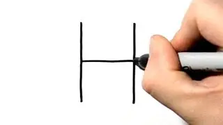 How to Draw a Horse After Writing Letter H - LetterToons