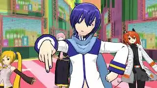 [MMD] Drop Pop Candy (Megurine Luka 🐙, KAITO ☃️, Akita Neru 📞, Adachi Rei 🤖)