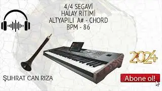 4\4 Segavi Halay Ritimi BPM -86 [ A# - CHORD ]