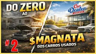 Do Zero ao Magnata dos Carros Usados, jogando Car Dealer Simulator ao vivo.