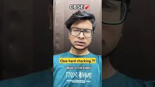 ‼️CBSE Hard Checking 😭😭 #motivation #boards #results #exam #hard #tough #school #marks #pw #padhle