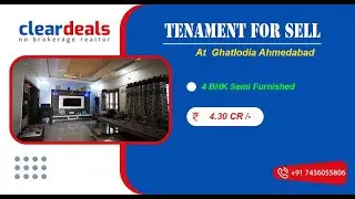 4 BHK Tenament for Sale in Sector 4, K K Nagar Ghatlodia, Ahmedabad at No Brokerage &ndash; Cleardeals