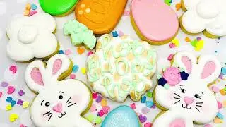 Easter Royal Icing Cookies