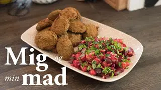 Vegetarfrikadeller med tahindressing | Vanl&oslash;se Blues