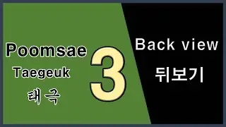 Poomsae Taegeuk3 (Back View)