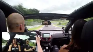 Nordschleife - 208 Gti - 22/06/2016 - First laps of my girlfriend