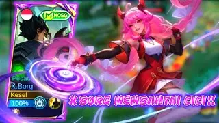 X BORG SUPER AGRESIF MEMBANTAI CICI DI EXPLANE‼️ BEST BUILD XBORG 2025
