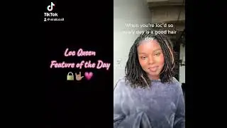 Today&rsquo;s LocQueen Feature of the Day 💗 #locqueen #featureoftheday #locs