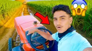 First Time Tractor Drive Kiya 😱 Galat Hogaya