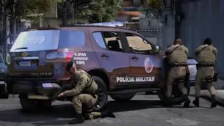 RONDESP É RECEBIDA A T1ROS NA FAVELA E HOUVE CONFRONTO INTENSO | PMBA - POLICIA NO GTA 5