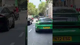 NICE GREEN Porsche 992 GT3 #short #shorts #youtubeshorts #viral #supercars #porsche #gt3 #992gt3